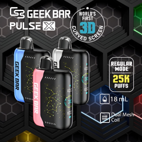 Geek Bar Pulse X 25000 Puffs Disposable Banana Taffy Freeze
